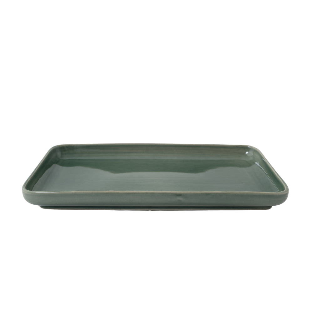 K&Co Sage Large Rectangle Tray